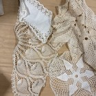 Vintage   Antique Lot Of Doily Doilies Handmade Small Medium Size Beautiful 