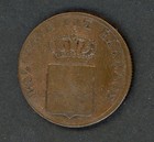 Greece 1839 5 Lepta Km  16 Sharp Details Scarce Date Rare Hard To Find Gem