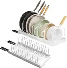 Pots And Pans Organizer Under Cabinet pot Lid Organizers Inside Cabinet Holders 