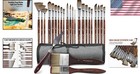 24-pcs Professional Artist Paint Brush Set - Acrylic   Oil Painting Essentials