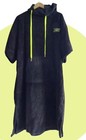 Jibe Surf Watersport Dive Beach Towel Poncho Hood Oversize One Size Unisex Black