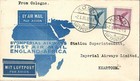 Germany First Flight Cover Cologne - Khartoum Sudan Africa 1931 Imperial Airways