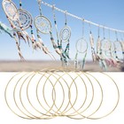 8pcs 8 Inches Dream Catcher Rings Metal Hoops Macrame  For Crafts And Dream9635