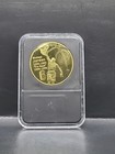 Michael Jordan 24 Kt Gold Plated Collectible Coin Worth Collection Lakers Nba     
