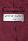 Vesuvio Napoli Burgundy Paisley Necktie Handkerchief Matching Mens Neck Tie Set