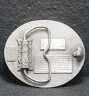 Wg15133 Nos Vintage 1984 Look To West Burlington A Century Of Growth Belt Buckle