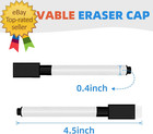 72 Pcs Black Magnetic Dry Erase Markers With Eraser Cap  White Board Mini Dry
