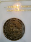 The Republic Of Texas Sesquicentennial Coin 1836-1986 Bronze 1 5 -dia 2pc L 155j