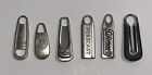 Lot Of  6  Luggage Replacement Zipper Pulls  r 