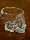 Single Crystal Head Vodka Skull Shot Glass  2 Oz  Clear Glass  Stunning