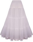 Women Floor Length Wedding Petticoat Long Underskirt For Formal Dress