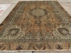 9x12 Muted Antique Oriental Rug Old Worn Hand-knotted Vintage Handmade Fine Big
