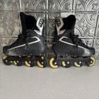 Mission Rh Axiom T9 Size 4 5 Skate Jr Roller Blades Black   Silver Skates 