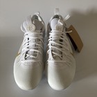 Nike Men   s 10 Huarache 9 Elite Low Lax Lacrosse Cleats White gold Fd0089-100 New