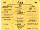 Fusa Fusion Cuisine Menu Wichita Kansas