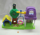 Fisher Price Little People Playground Tire Swing Sandbox Dog House 2009