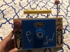 Vintage Fisher Price Tv Radio Jack And Jill  148 1959-62  Vtg Nursery Display