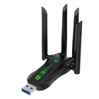 For Laptop Dual Band Usb Wifi 6 Adapter Bluetooth 5 4 Wireless Network Card