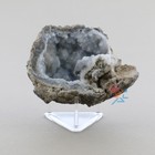 Mineral Geode Fossil Display Stands  2 5    Acrylic Triangle Three Peg  12 Pack