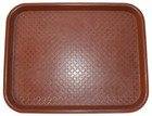 Rectangle Serving Trays Brown 14 x18  Le Beau Products Klimax 5711 Set Lot Of 5
