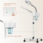 2 In 1 Facial Steamer  Professional Facial Steamers With 5x Magnifying Lamp 