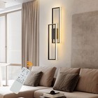 Led Wall Light Acrylic Metal Wall Sconce Lighting Fixture Remote Control 18-36w