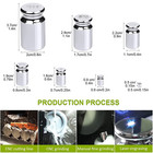 7 Pcs Calibration Weights Scale Weight Set 1g 2g 5g 10g 20g 50g 100g Carbon