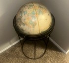 Vintage Replogle World Classic Series 16    Globe Metal Base 38    Leroy M  Tolman