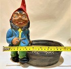 Vintage Garden Gnome Planter Flower Pot Ceramic Pottery Germany