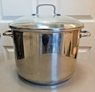 Tramontina Professional 18 10 Stainless Steel 16 Qt Stock Pot Restaurant Quality