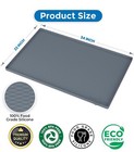New Under Kitchen Sink Mat   34   x22   x1      Silicone Waterproof Mat Grey