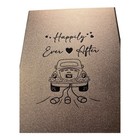 Happy Engagement Keepsake Box Woodgrain Style Wedding Card Holder Gift 