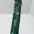 Magiquest Great Wolf Lodge Wand Green Gem Vine Light Up Works W grey Cap 2022