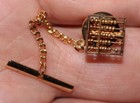 Vintage 14k Gold Abacus Tie Tack