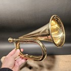 11  Antique Style Military Parade Cavalry Solid Brass Bugle