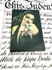 Vintage Pocket Mirror Beautiful Woman With Flower