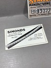 Vintage Advertising Ink Blotter Card Lot Of 3   Simonds Manufacturing Company