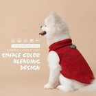  Dog Vest Fleece Jacket For Small Medium Dogs  Cold Large Red  brushed Fleece 