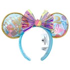 Disney-park s Hairband Minnie Ears Headband Holographic Bow   29th Anniversary