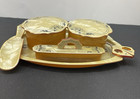 Vintage 9 Piece Celluloid Art Deco Vanity Dresser Set
