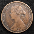 Nova Scotia 1 Cent 1861  Coin  Inv f748