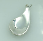 Tiffany   Co Vintage Rare Elsa Peretti Sterling Silver Hinged Teardrop Locket