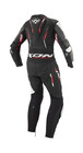 Men s 1-piece Motorcycle Cowhide Leather Suit Ce Armoured Racing Protective Gear