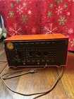 Philco Transistor Radio Vintage Orange Tested And Works