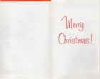 Vintage Christmas Card  Retro Snowman Snowflakes  American Greetings Unused