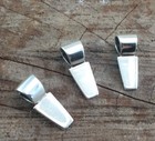 Sterling Silver Glue On Pendant Bail 6mm X 15mm  925 Highly Polished