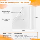12  X10 Ft White Heat Transfer Htv Vinyl Roll  Iron On Vinyl For Cricut