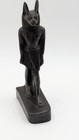 Vintage Anubis Statue 5  Jackal God Figurine Made In Egypt Black Stone Resin   