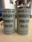 Early 1950 s U s  Gov t Emergency Drinking Water  unopened 