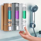 Wall Mounted Soap Dispenser Bathroom Shampoo Single Head Pump Dispenser 400ml   
